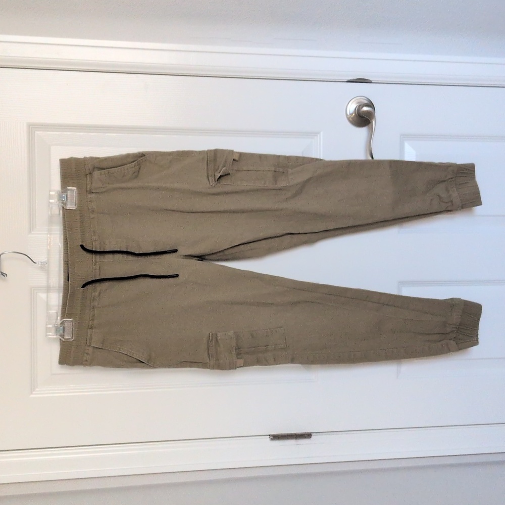 Seven Souls Boys Dark Khaki Cargo Joggers - L